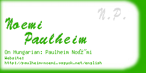 noemi paulheim business card